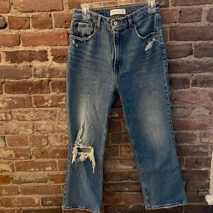 Abercrombie and Fitch Ultra High Rise Kick Flare Jeans